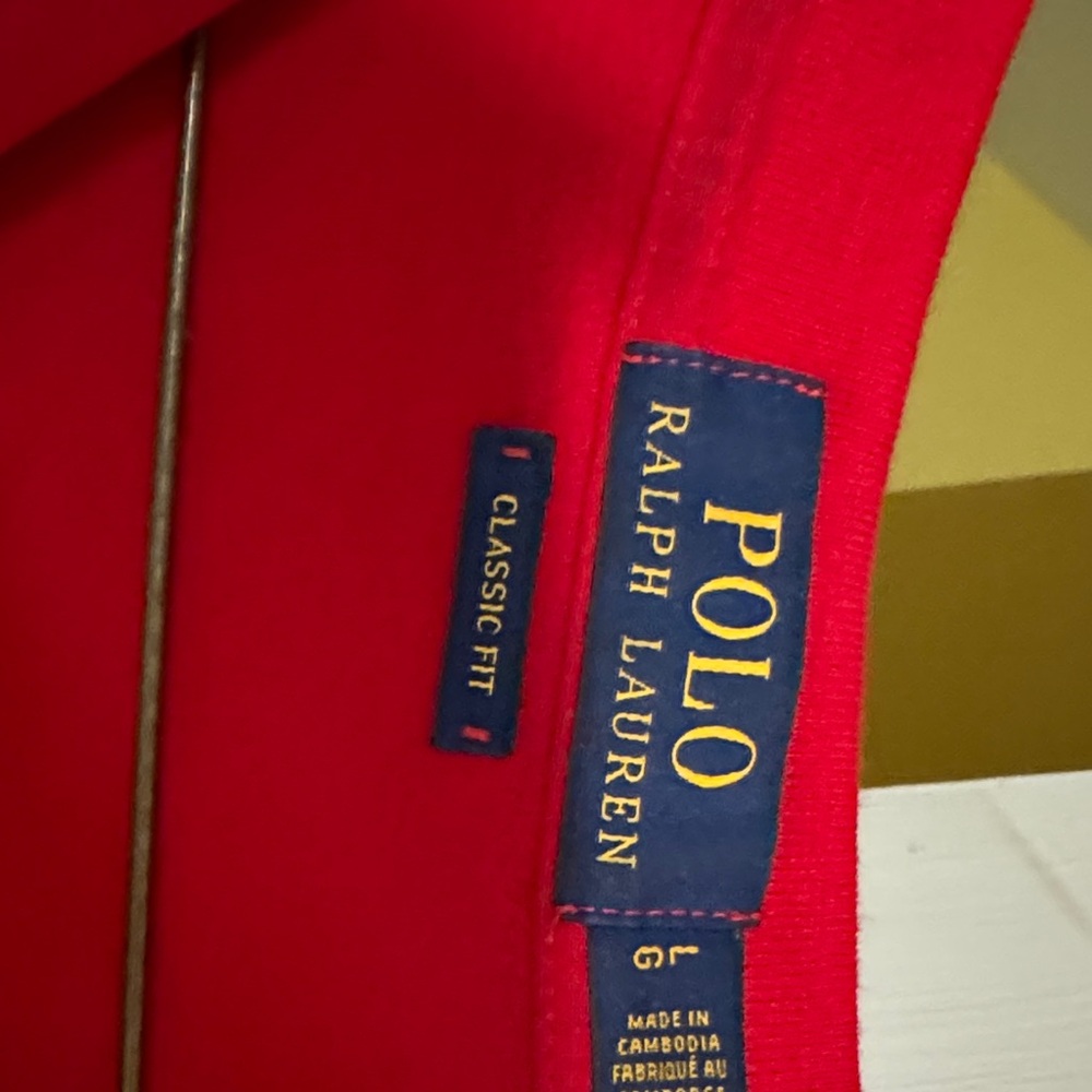 Polo by Ralph Lauren Men's Vibrant Red Polo OPP47 - Picture 2 of 3
